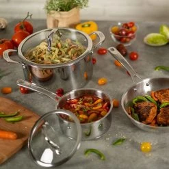 Kuhn Rikon Allround 3 Piece Cookware Set -POTS & PANS Sales 2022 37483 Kuhn Rikon Allround 3 piece cookware set 5