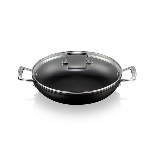 Le Creuset Toughened Non-Stick 28cm Shallow Casserole 3 Le Creuset Toughened Non-Stick 28cm Shallow Casserole