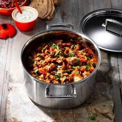 Le Creuset 3-Ply Stainless Steel 3 Piece Cookware Set -POTS & PANS Sales 2022 53808000010050 Le Creuset 3 PLY Stainless Steel 3 Piece Cookware Set 4