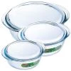 Pyrex 3 Piece Round Casserole Set -POTS & PANS Sales 2022 912S637 Pyrex Classic 3pc Round Casserole Set