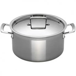 Le Creuset 3-ply Stainless Steel 24cm Deep Casserole -POTS & PANS Sales 2022 962006241 Le Creuset