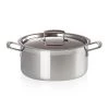 Le Creuset 3-ply Stainless Steel 24cm Shallow Casserole -POTS & PANS Sales 2022 962007241 Le Creuset 3ply 24cm Shallow Casserole