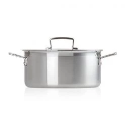 Le Creuset 3-ply Stainless Steel 24cm Shallow Casserole -POTS & PANS Sales 2022 962007241 Le Creuset 3ply 24cm Shallow Casserole 2