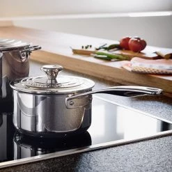 Le Creuset Signature Stainless Steel 16cm Saucepan With Lid -POTS & PANS Sales 2022 966009160 Le Creuset EUSS 16cm Saucepan 2