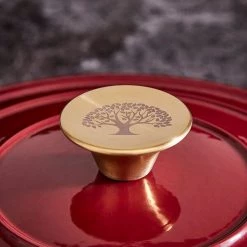 Barbary & Oak 28cm Shallow Casserole Red -POTS & PANS Sales 2022 BO800253RED Barbary And Oak 28cm Shallow Casserole Red 2 1