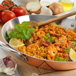 Samuel Groves Copper Induction 26cm Paella Pan -POTS & PANS Sales 2022 C4P0136RH Samuel Groves 26cm Copper Induction Paella Pan 3