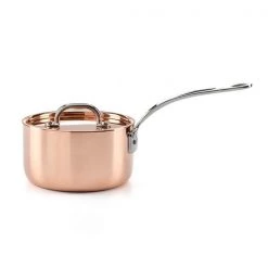 Samuel Groves Copper Induction 3 Piece Saucepan Set -POTS & PANS Sales 2022 C4P3PCSPAN Samuel Groves 3 Piece Copper Induction Saucepan Set 1