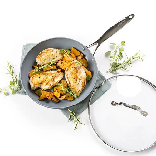 GreenPan Venice Pro Hard Anodised Ceramic Non-Stick 20cm Chefs Pan 4 GreenPan Venice Pro Hard Anodised Ceramic Non-Stick 20cm Chefs Pan - Image 2