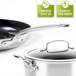 GreenPan Barcelona Evershine 26cm Shallow Casserole With Lid 8 GreenPan Barcelona Evershine 26cm Shallow Casserole With Lid -POTS & PANS Sales 2022 CC000846 001 GreenPan Barcelona Evershine 26cm Shallow Casserole With Lid 1