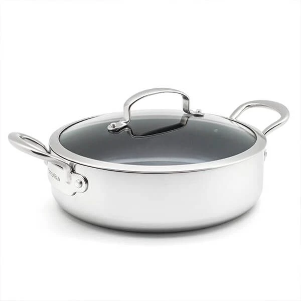 GreenPan Barcelona Evershine 26cm Shallow Casserole With Lid 3 GreenPan Barcelona Evershine 26cm Shallow Casserole With Lid