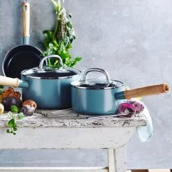 GreenPan Mayflower 3 Piece Saucepan Set With Lids -POTS & PANS Sales 2022 CC001595 001 GreenPan Mayflower 3 Piece Saucepan Set With Lids 3