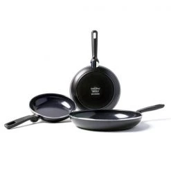 GreenPan Memphis Non-Stick 20cm, 24cm & 28cm Frying Pan Set