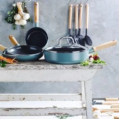GreenPan Mayflower 24cm Saute Pan With Lid 7 GreenPan Mayflower 24cm Saute Pan With Lid -POTS & PANS Sales 2022 CC001682 001 GreenPan Mayflower 24cm Saute Pan With Lid 2