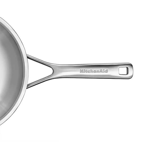 KitchenAid Multi-Ply Stainless Steel 3ply 20cm Uncoated Frypan 5 KitchenAid Multi-Ply Stainless Steel 3ply 20cm Uncoated Frypan - Image 3