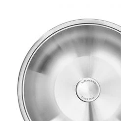 KitchenAid Multi-Ply Stainless Steel 3ply 28cm Wok With Lid -POTS & PANS Sales 2022 CC003254 001 KitchenAid Multi Ply Stainless Steel 3ply Covered 28cm Wok 3