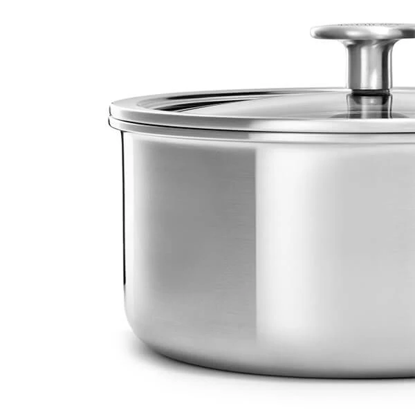 KitchenAid Multi-Ply Stainless Steel 3ply 16cm Saucepan With Lid 5 KitchenAid Multi-Ply Stainless Steel 3ply 16cm Saucepan With Lid - Image 3