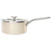 KitchenAid Steel Core Enamel Almond Cream 20cm Saucepan With Lid -POTS & PANS Sales 2022 CC003289 001 KitchenAid Steel Core Enamel Covered 20cm Saucepan Almond Cream