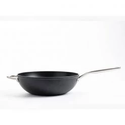 KitchenAid Forged Hardened Aluminium 30cm Wok With Helper Handle -POTS & PANS Sales 2022 CC003584 001 KitchenAid Forged Hardened Aluminium Open 30cm Wok with Helper Handle 2