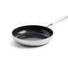 GreenPan Geneva 3-Ply Stainless Steel Non-Stick 20cm Frypan -POTS & PANS Sales 2022 CC004778001 Greenpan Geneva 3 Ply Non Stick 20cm Frypan