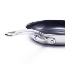 GreenPan Premiere 3-Ply Stainless Steel Non-Stick 20cm & 28cm Frying Pan Set -POTS & PANS Sales 2022 CC005002001 Greenpan Premiere 3 Ply Non Stick Frying Pan Set 1