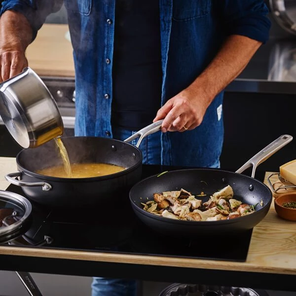 KitchenAid Forged Hardened Ceramic Non-Stick 20cm, 24cm & 28cm Frying Pan Set 7 KitchenAid Forged Hardened Ceramic Non-Stick 20cm, 24cm & 28cm Frying Pan Set - Image 5