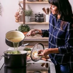 KitchenAid Steel Core Enamel Matte Black 24cm Casserole -POTS & PANS Sales 2022 CC006001001 KitchenAid Steel Core Enamel 24cm Casserole Matte Black 5