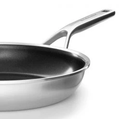 KitchenAid Multi-Ply Stainless Steel Ceramic Non-Stick 20cm & 28cm Frying Pan Set -POTS & PANS Sales 2022 CC006065001 KitchenAid Multi Ply Stainless Steel Non Stick Frying Pan Set 2