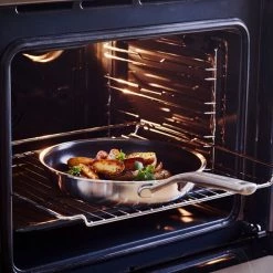 KitchenAid Multi-Ply Stainless Steel Ceramic Non-Stick 20cm & 28cm Frying Pan Set -POTS & PANS Sales 2022 CC006065001 KitchenAid Multi Ply Stainless Steel Non Stick Frying Pan Set 5