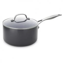 GreenPan Venice Pro Hard Anodised Ceramic Non-Stick 20cm Saucepan With Lid