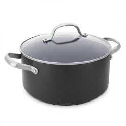 GreenPan Venice Pro Hard Anodised Ceramic Non-Stick 24cm Casserole With Lid