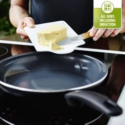 GreenPan Cambridge Ceramic Non-Stick 26cm Frypan -POTS & PANS Sales 2022 CW002321002 GreenPan Cambridge Non Stick 26cm Frying Pan Black 3 3
