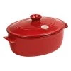 Emile Henry Burgundy Oval Casserole 6.0L -POTS & PANS Sales 2022 EH344560 Emile Henry Oval Casserole 6L Red