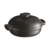 Emile Henry Slate Delight Braiser 2.5L -POTS & PANS Sales 2022 EH776625 Emile Henry Delight Braiser 2 5L Matt Black