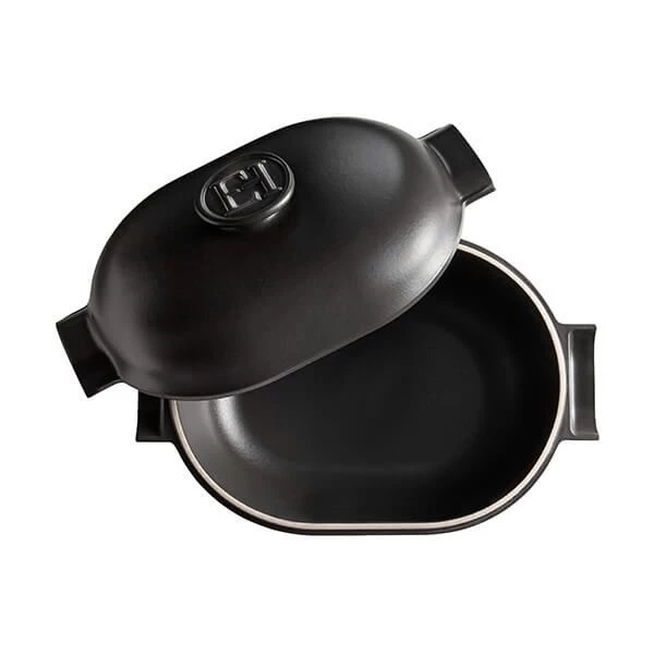 Emile Henry Slate Delight Oval Casserole 4.5L 5 Emile Henry Slate Delight Oval Casserole 4.5L - Image 3