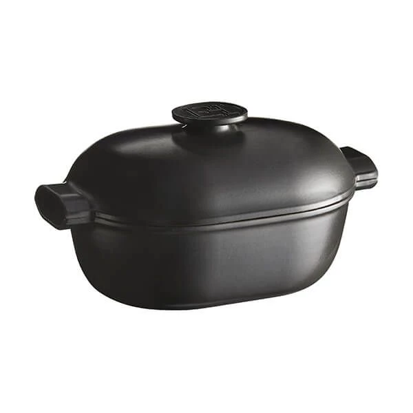 Emile Henry Slate Delight Oval Casserole 4.5L 3 Emile Henry Slate Delight Oval Casserole 4.5L
