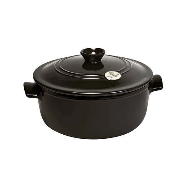 Emile Henry Charcoal Casserole 4.0L 3 Emile Henry Charcoal Casserole 4.0L