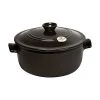 Emile Henry Charcoal Casserole 5.0L 1 Emile Henry Charcoal Casserole 5.0L -POTS & PANS Sales 2022 EH794553 Emile Henry Casserole 5L Black
