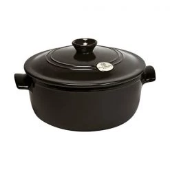 Emile Henry Charcoal Casserole 5.0L