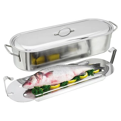 Judge Stainless Steel 50cm Fish Poacher 4 Judge Stainless Steel 50cm Fish Poacher - Image 2