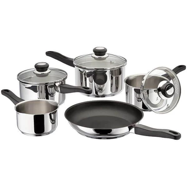 Judge Vista 5 Piece Draining Saucepan Set 3 Judge Vista 5 Piece Draining Saucepan Set
