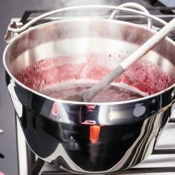 Judge Stainless Steel Maslin Pan -POTS & PANS Sales 2022 JA74 Judge Bail Handle Preserving Pan 2