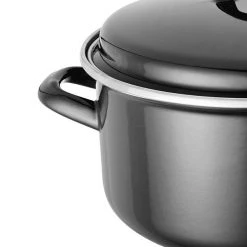 Judge Induction Black 22cm Casserole -POTS & PANS Sales 2022 JH36 Judge Induction 22cm Casserole Black 2