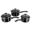 Judge Induction Black 3 Piece Set -POTS & PANS Sales 2022 JHA1 Judge Induction 3 Piece Set Black