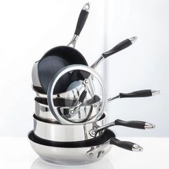 James Martin 5 Piece Cookware Set -POTS & PANS Sales 2022 JMC1 Stellar James Martin 5 Piece Saucepan Set New 3