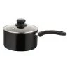 Judge Radiant Black Non-Stick 18cm Saucepan 1.6L -POTS & PANS Sales 2022 JOM07B Judge Radiant 18cm Saucepan Black