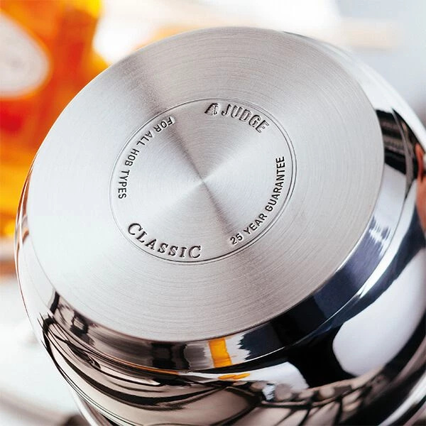 Judge Classic 20cm Saucepan With Glass Lid 4 Judge Classic 20cm Saucepan With Glass Lid - Image 2