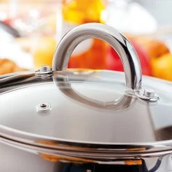 Judge Classic 3 Piece Cookware Set -POTS & PANS Sales 2022 Judge Classic Lid Detail 7