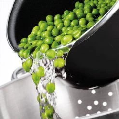 Judge Induction Black 18cm Saucepan -POTS & PANS Sales 2022 Judge Induction Black Macro Pouring 6