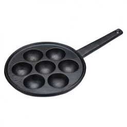 KitchenCraft Æbleskiver Cast Iron Danish Pancake Pan