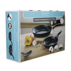 KitchenCraft Non-Stick Induction Frypan Twin Set, 20cm & 28cm 10 KitchenCraft Non-Stick Induction Frypan Twin Set, 20cm & 28cm -POTS & PANS Sales 2022 KCINFPSET2028 KitchenCraft Non Stick Induction Frypan Twin Set 3